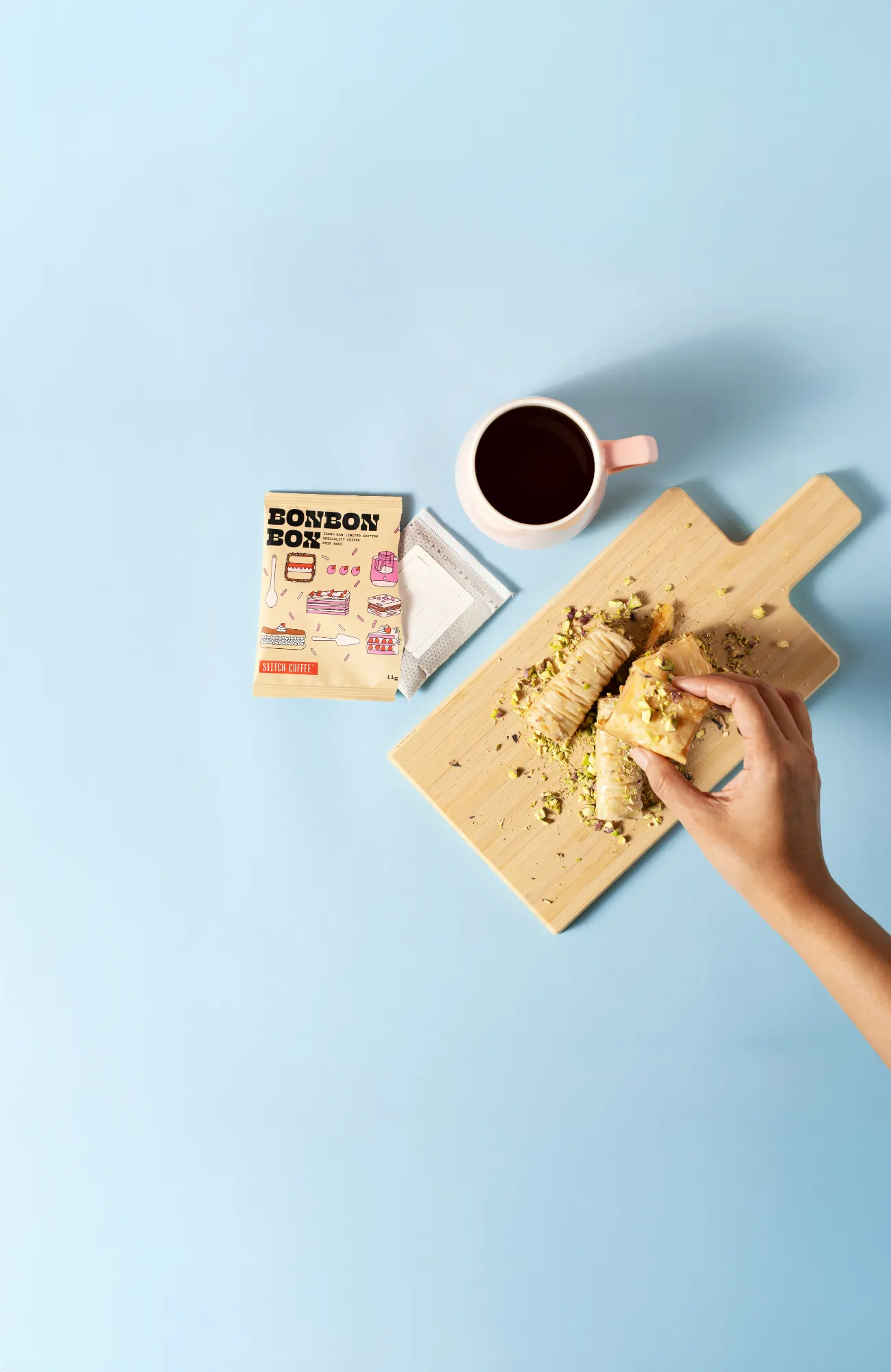 Bonbon Box flat lay