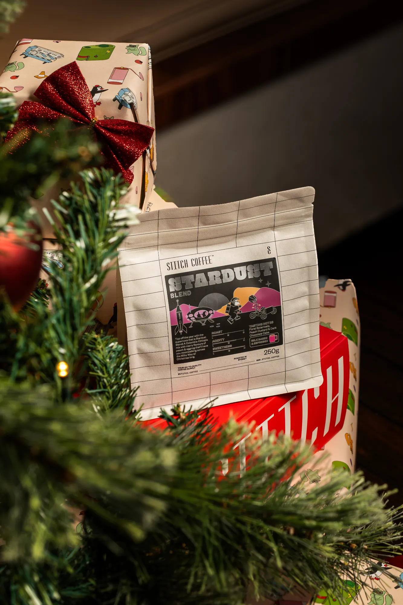Stardust bag under the tree