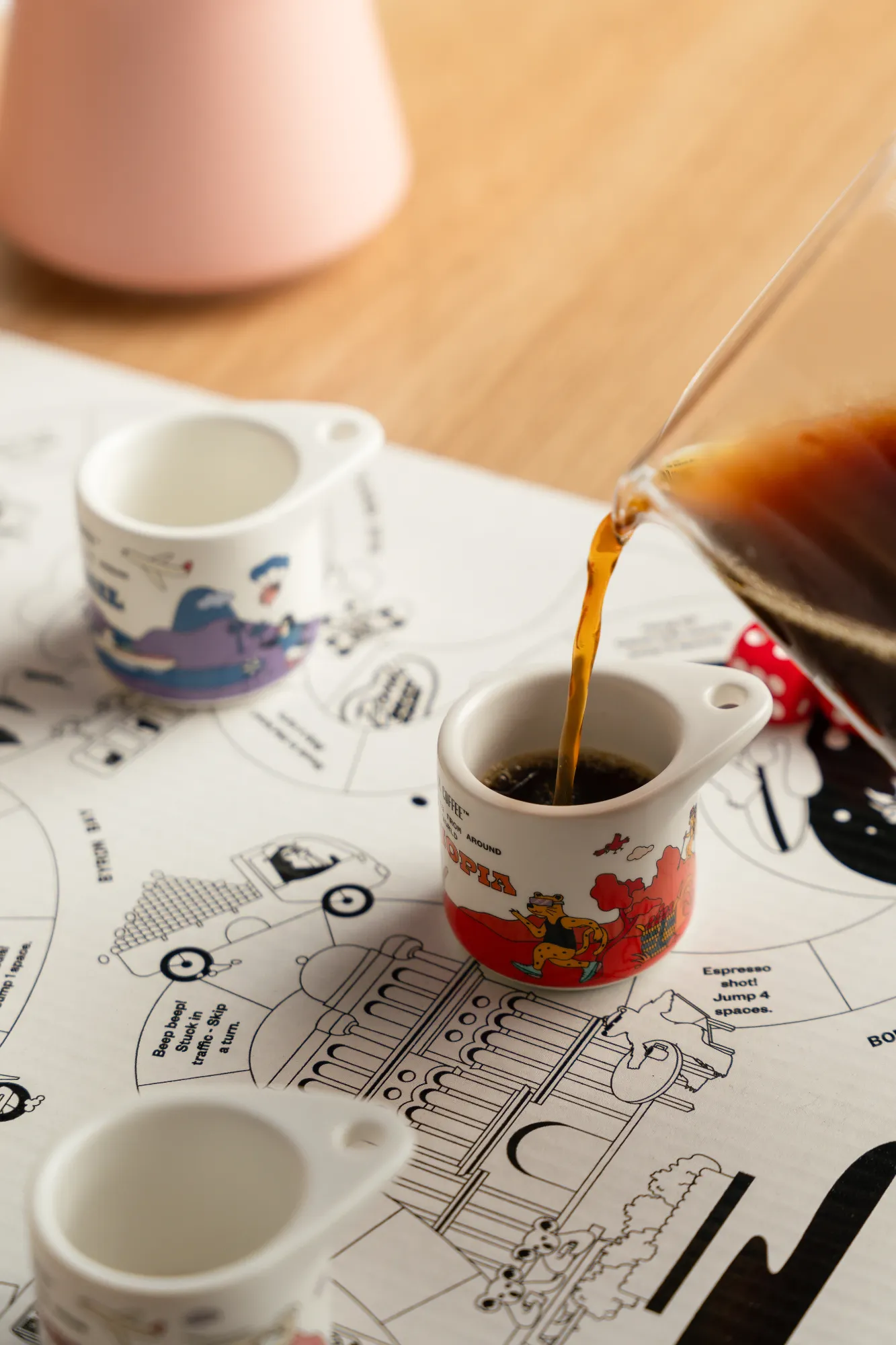 Pour into the Ethiopia cup